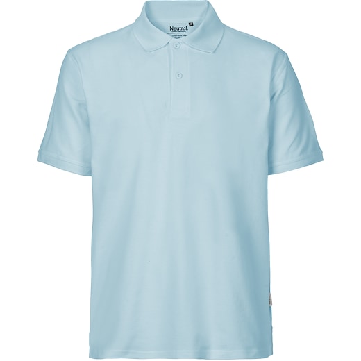 sininen Neutral Mens Classic Polo - light blue