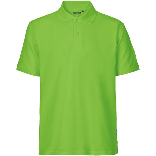 vihreä Neutral Mens Classic Polo - lime