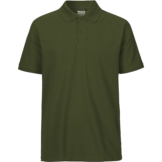 vihreä Neutral Mens Classic Polo - military green