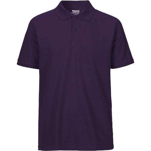 violetti Neutral Mens Classic Polo - purple