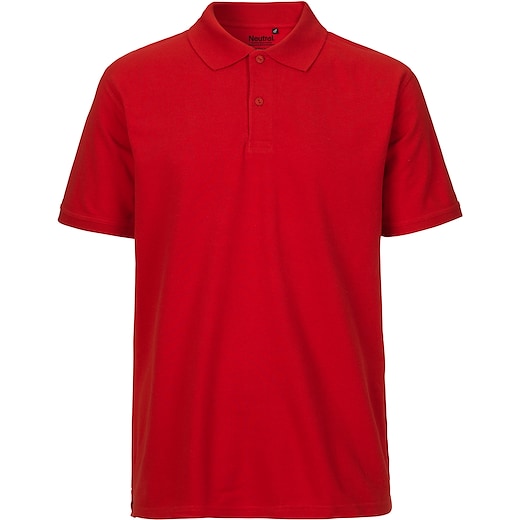 punainen Neutral Mens Classic Polo - red