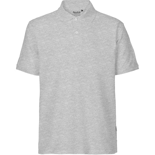 harmaa Neutral Mens Classic Polo - sport grey