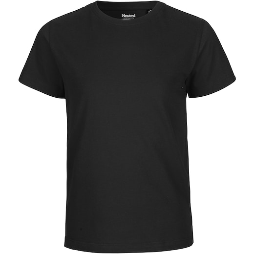sort Neutral Kids T-shirt - black
