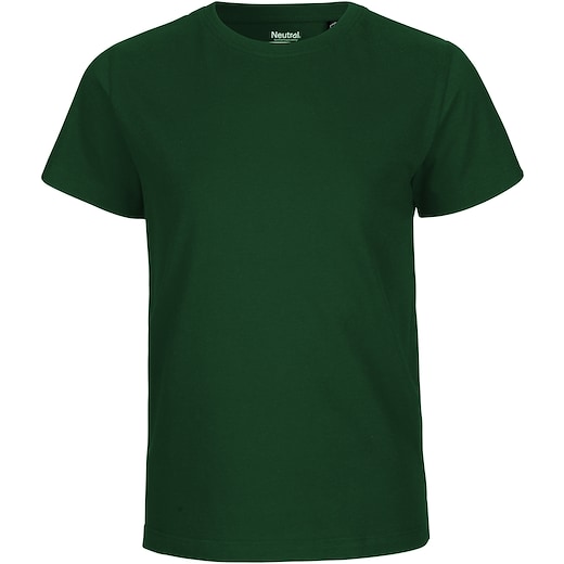 vihreä Neutral Kids T-shirt - bottle green