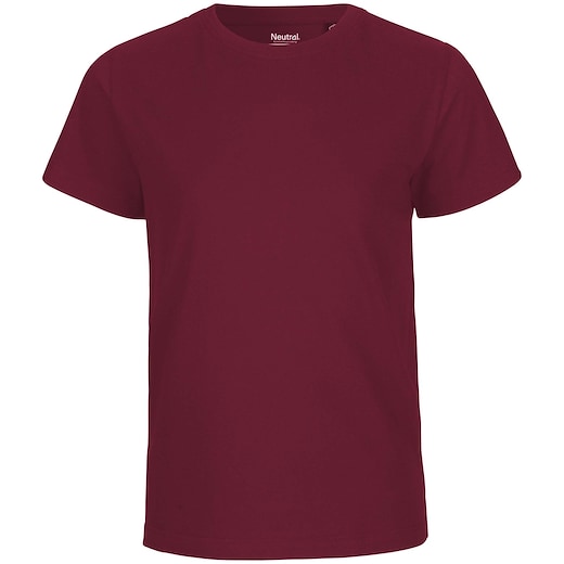 rosso Neutral Kids T-shirt - bordeaux