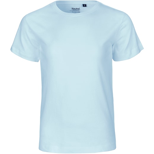 sininen Neutral Kids T-shirt - light blue