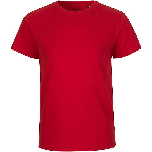 röd Neutral Kids T-shirt - red