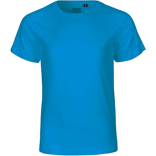 blå Neutral Kids T-shirt - sapphire blue