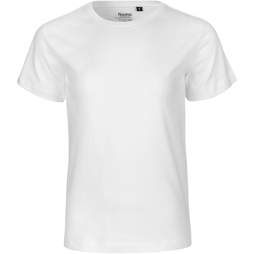 bianco Neutral Kids T-shirt - white