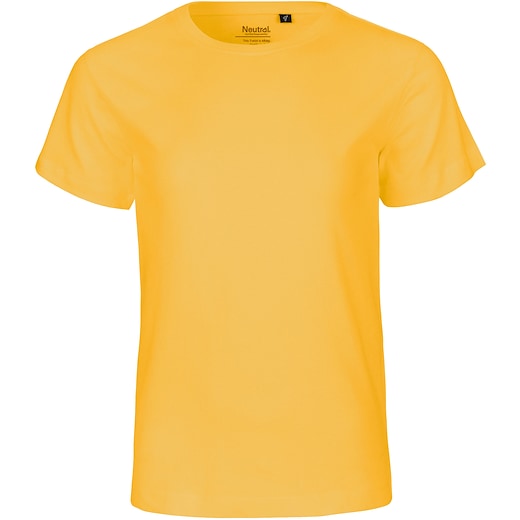 gul Neutral Kids T-shirt - yellow