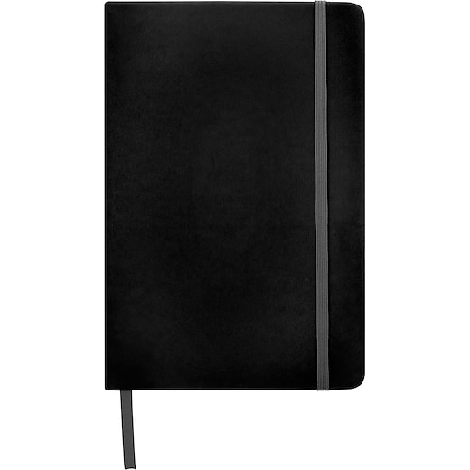 sort Skrivebok Lex A5 - black