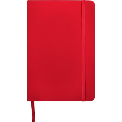 rød Skrivebok Lex A5 - red