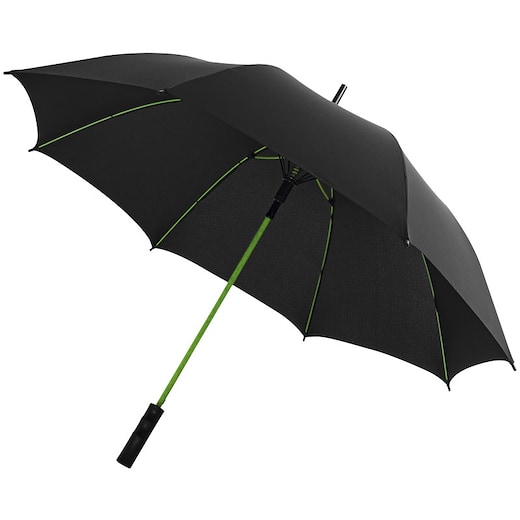svart Paraply Salvador - black/ lime green