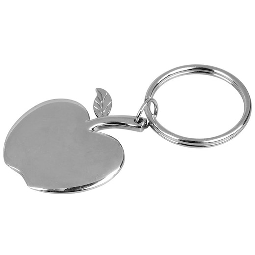 grå Nyckelring Apple - silver