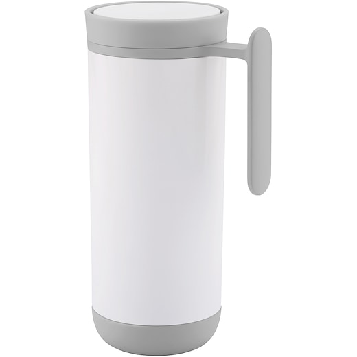 blanc Mug de voiyage Clik - white/ grey