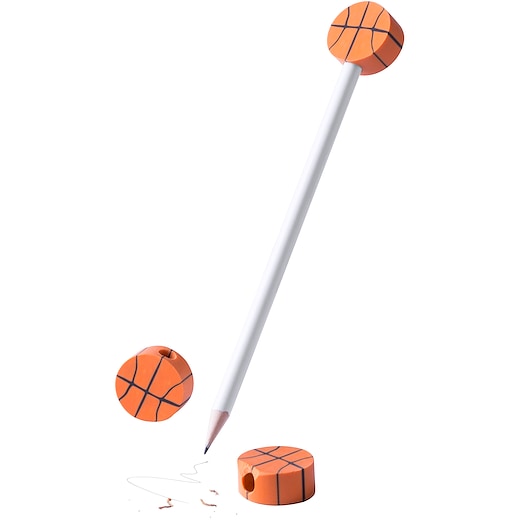 orange Bleistift Sporty - basketball