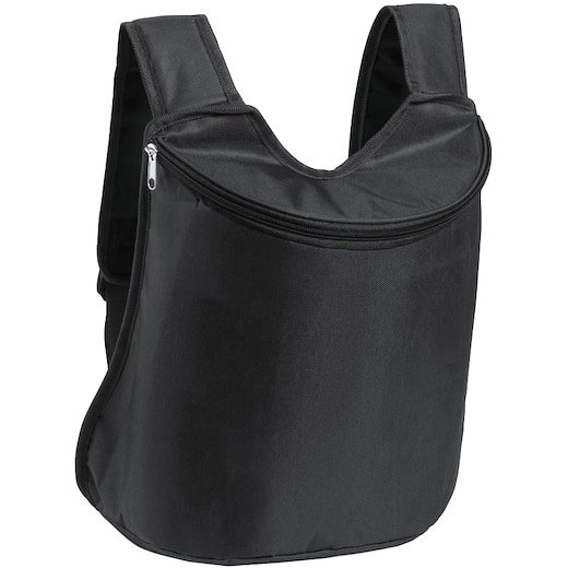 schwarz Kühltasche Rucksack - schwarz