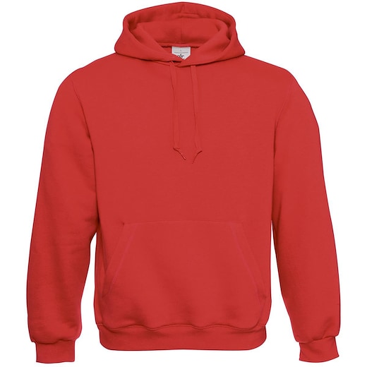 rouge B&C Hooded Sweat - red