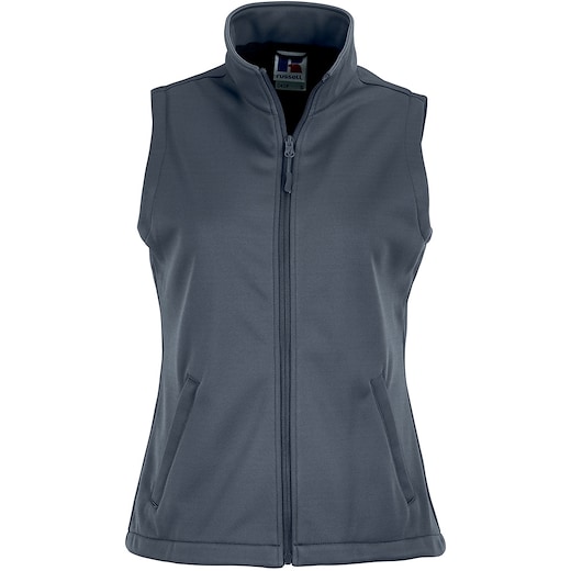 Russell Smart Softshell Gilet Women - convoy grey
