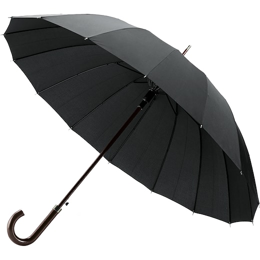 svart Paraply Brooklyn - svart