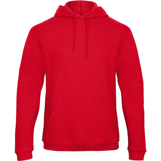 rosso B&C Hoodie ID.203 50/50 - red