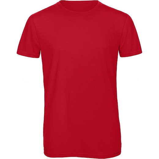 rosso B&C Triblend Men - red