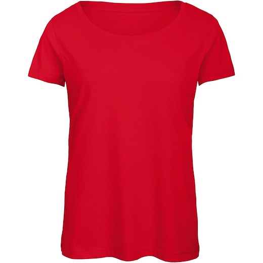 rosso B&C Triblend Women - red