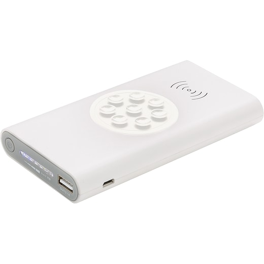 blanco Powerbank Espace, 8.000 mAh - blanco