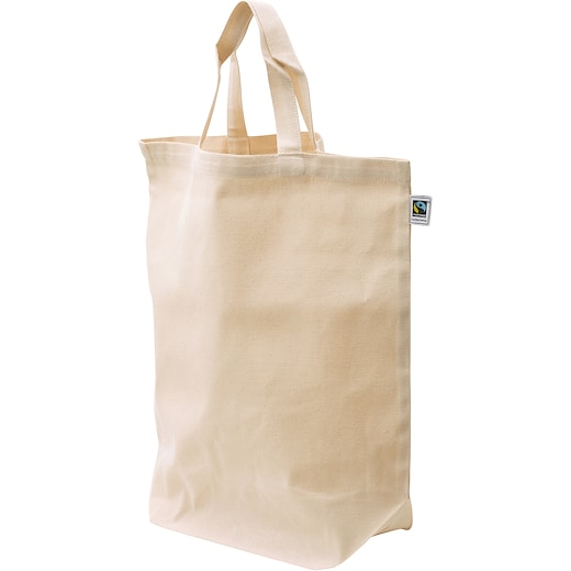 Tøypose Eco World Fairtrade - natural
