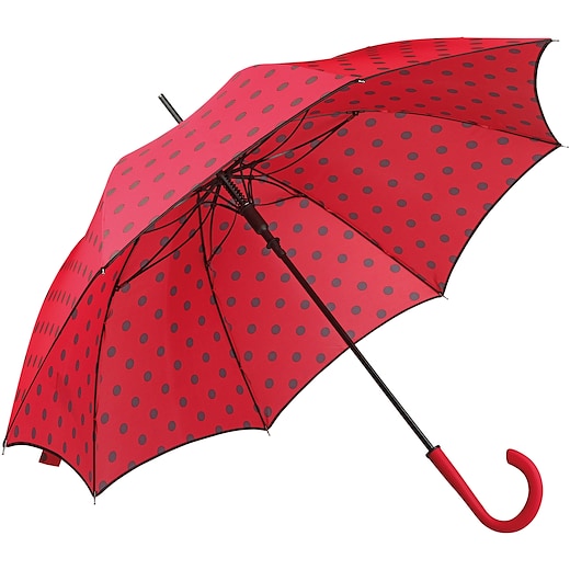 rouge Parapluie Dots - red