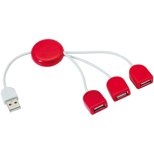 USB-hubi Piper - red