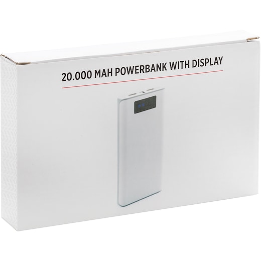 Powerbank Avery, 20.000 mAh -