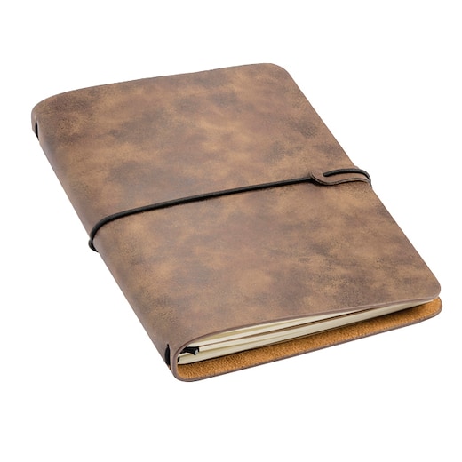 brun Notesbog Hudson A5 - brown