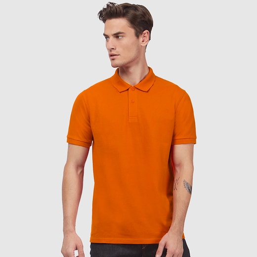 B&C Inspire Polo Men - oransje
