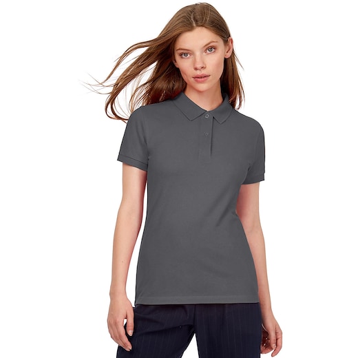 B&C Inspire Polo Women - dark grey