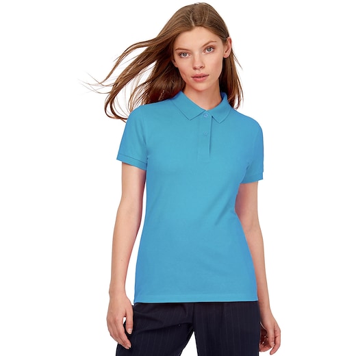 B&C Inspire Polo Women - very turquoise