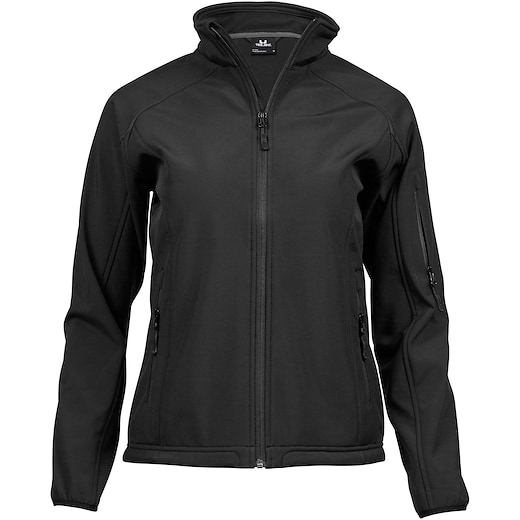 sort Tee Jays Ladies Lightweight Performance Softshell - black