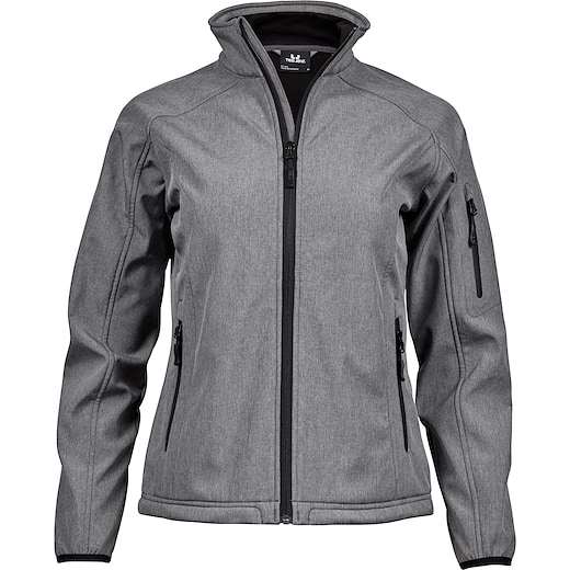 grå Tee Jays Ladies Lightweight Performance Softshell - grey melange