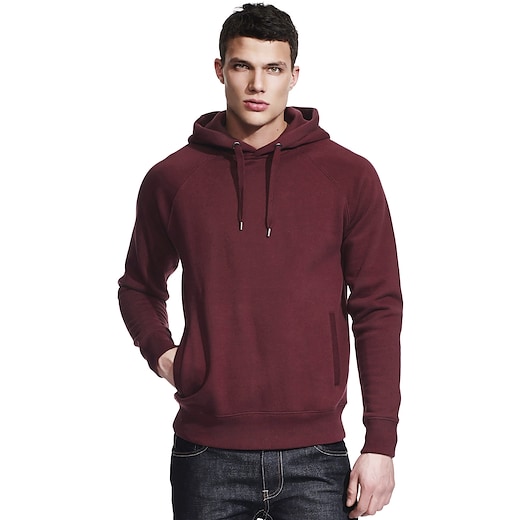 rosso Continental Clothing Pullover Hoody - claret red
