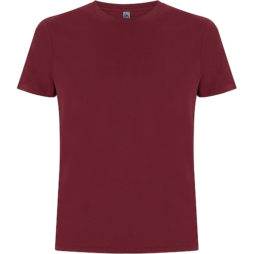 rød Continental Clothing Organic Fairtrade T-shirt - burgundy