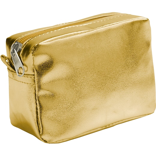 keltainen Meikkilaukku Mandy - gold