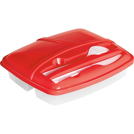 rot Lunchbox Lily - red