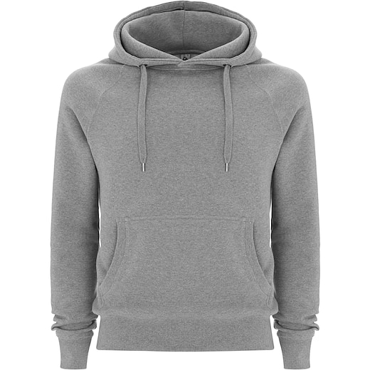 gris Continental Clothing Fairtrade Unisex Pullover Hoody - gris melange