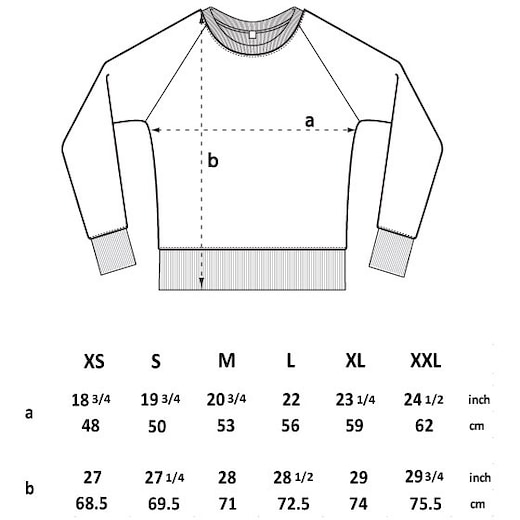 Continental Clothing Unisex Raglan Sweatshirt -
