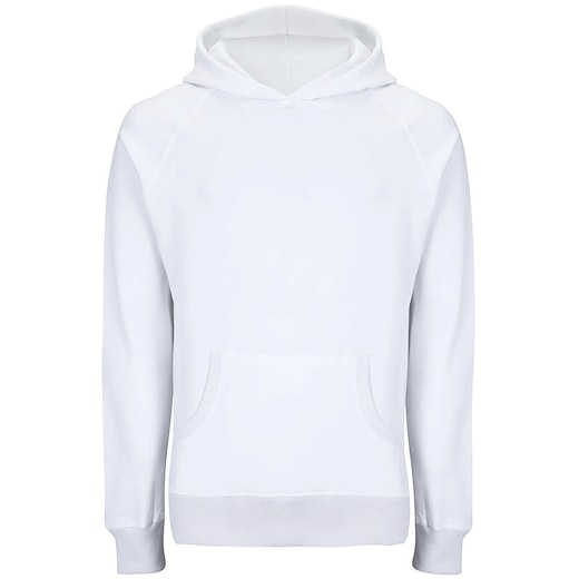 hvit Continental Clothing Unisex Pullover Hoody - white