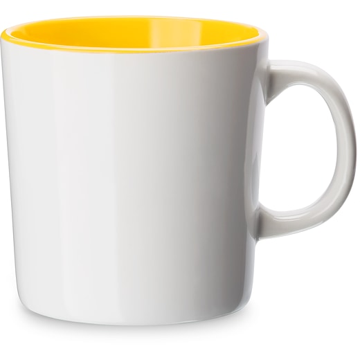Steingodskopp Cava White Shiny - white/ yellow