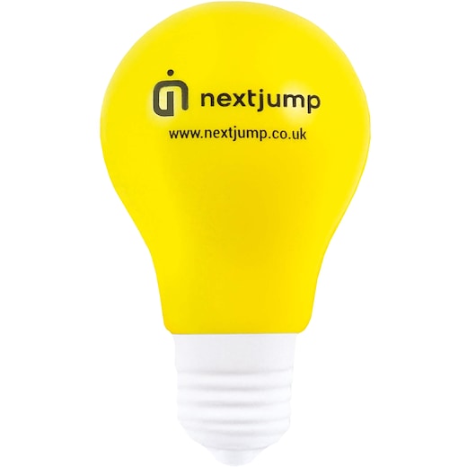 keltainen Stressipallo Light Bulb - yellow/ white