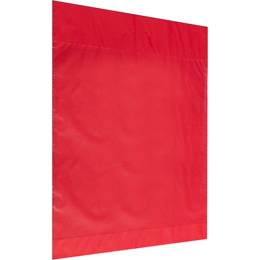 Plastpåse Market 35 x 45 cm - röd