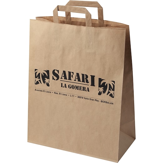 brun Papperskasse Shopper 35 x 17 x 24 cm - brun