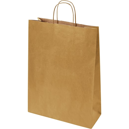 brun Papirpose Twist 31 x 12 x 41 cm - brun